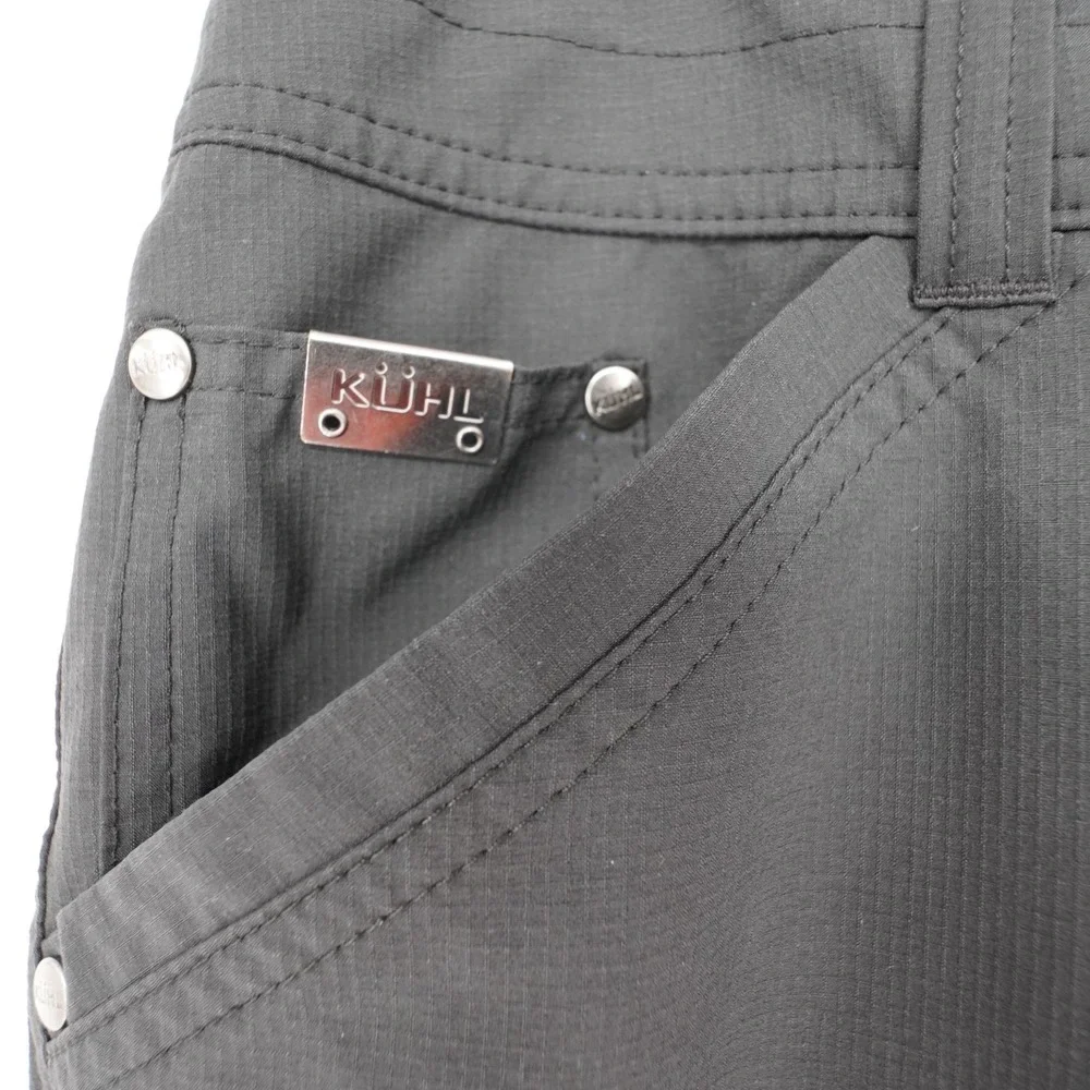 Kuhl Silencr Pants Mens 30x32 Black Ripstop Articulated Knee Outdoors Hiking
